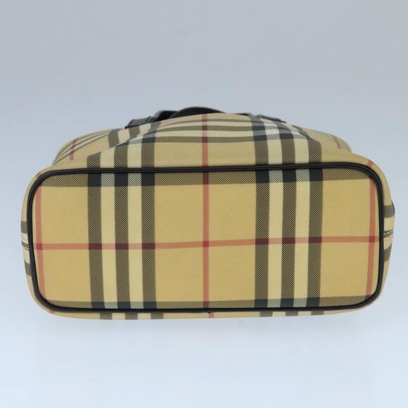 Burberry Nova Check Hand Bag Pvc Beige - Picture 5 of 16